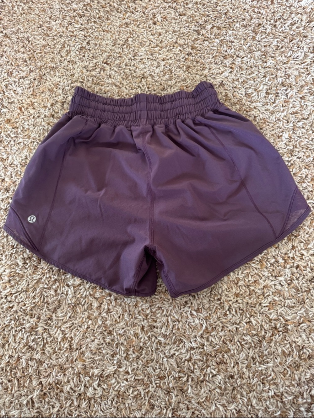 lululemon athletica- Hotty Hot High Rise Lined Running Shorts.